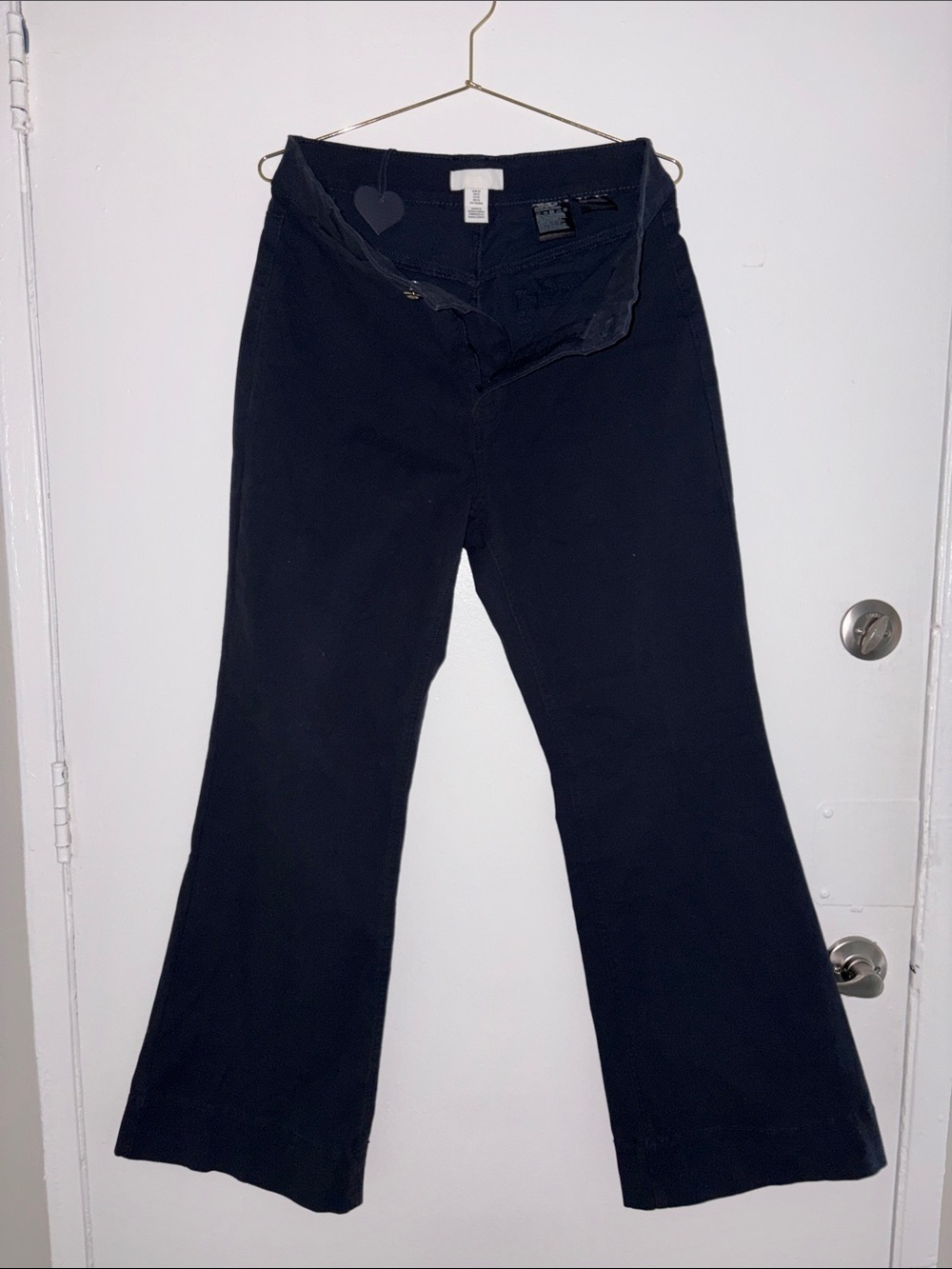H&M Dark Navy Boot Cut Pants